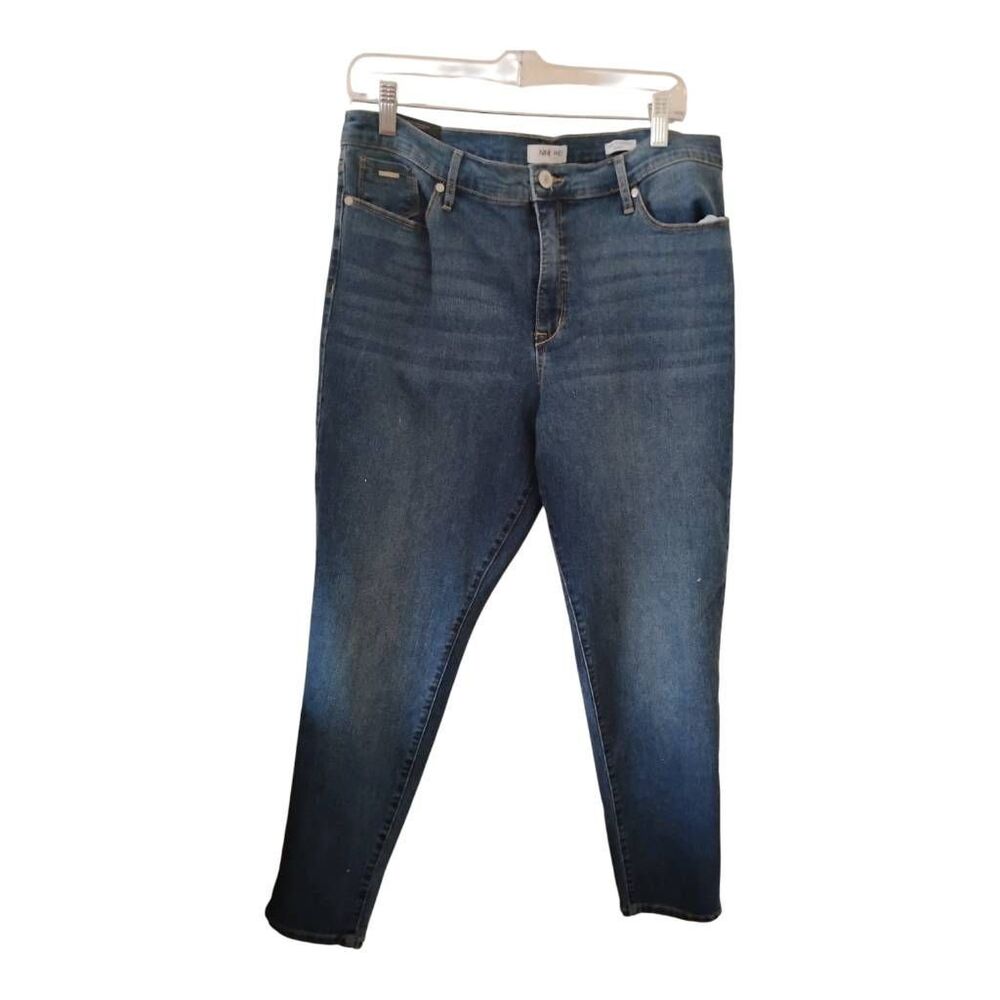 9 West Plus Size Cigarette‎ High Ride Modena Jeans Size 16 NWT